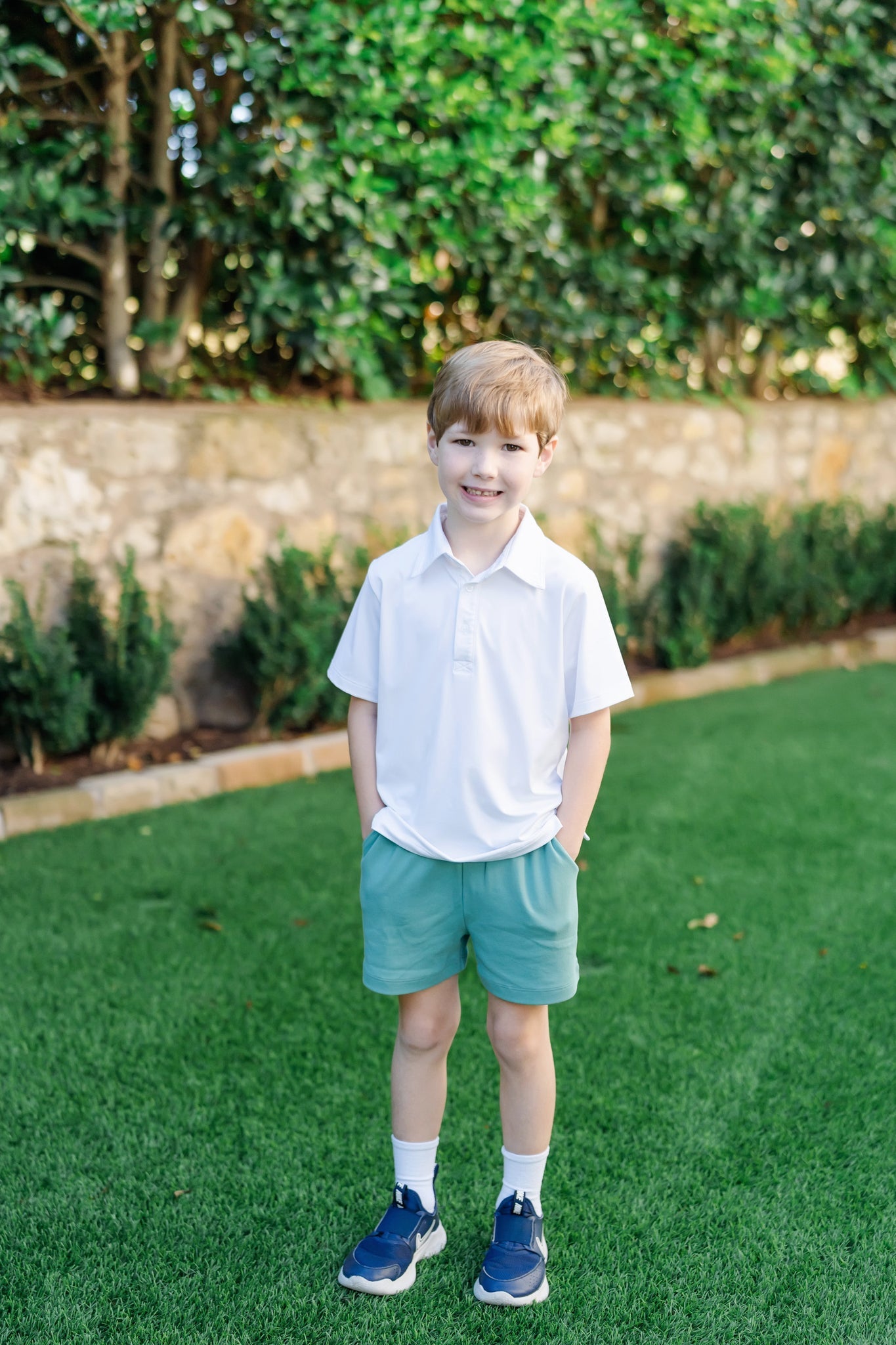 Sawyer Boys' Play Shorts Spruce Green