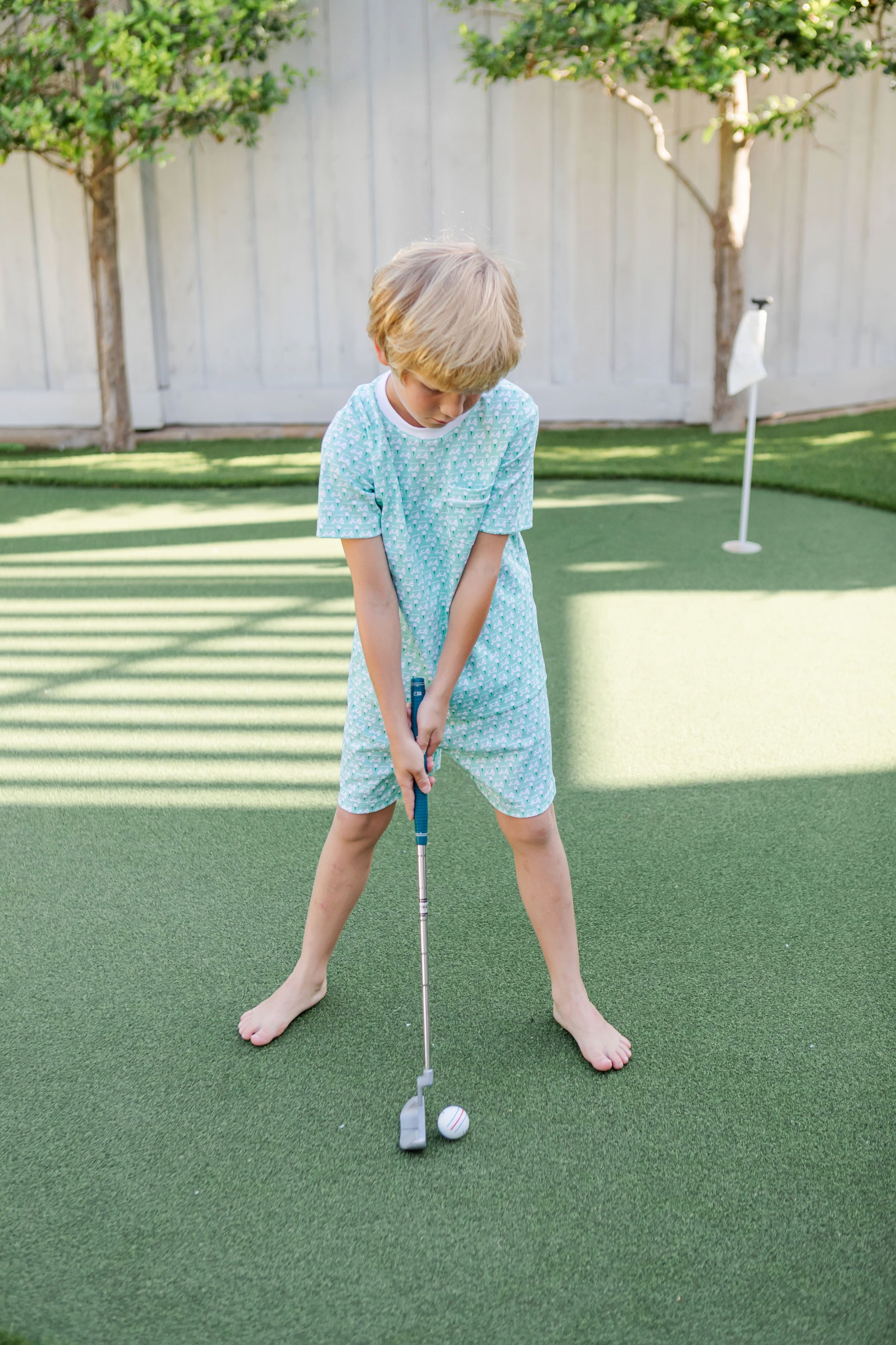 Charles Boys' Short Set Golf Putting Green