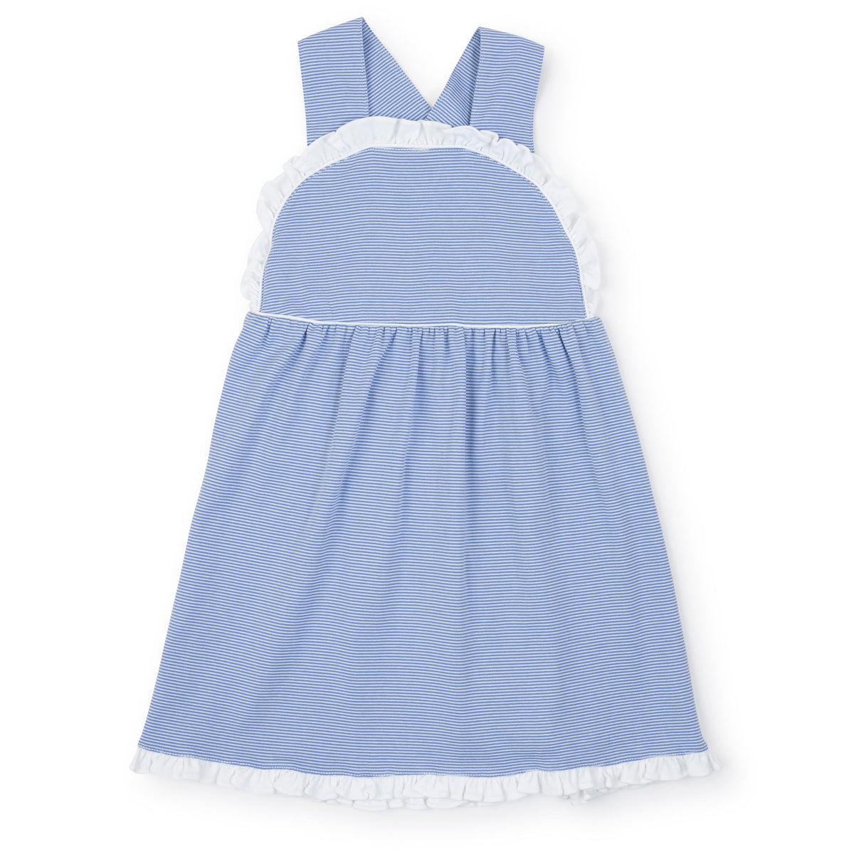 Eden Girls' Dress Blue Stripes