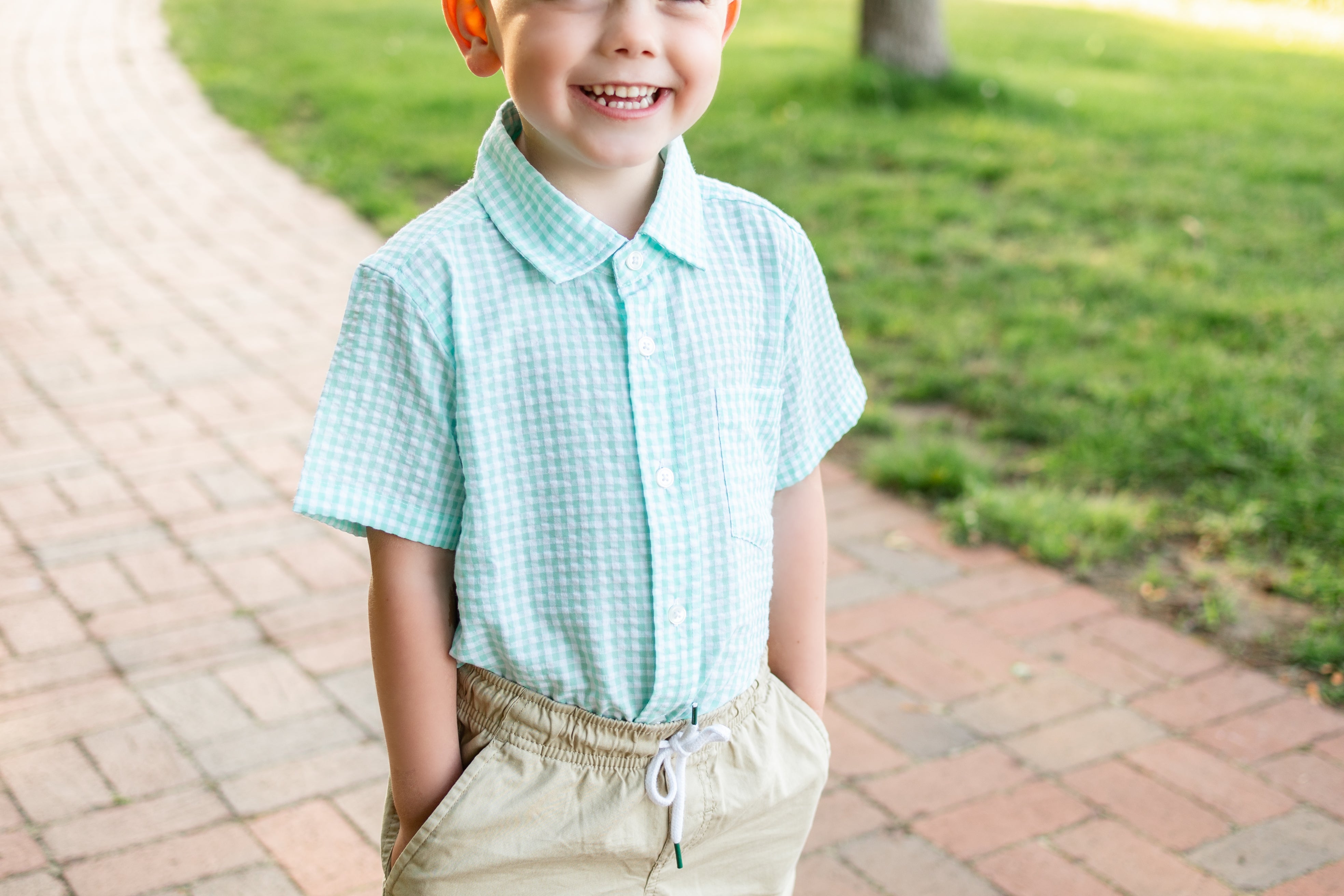 Spring Days boys button down shirt