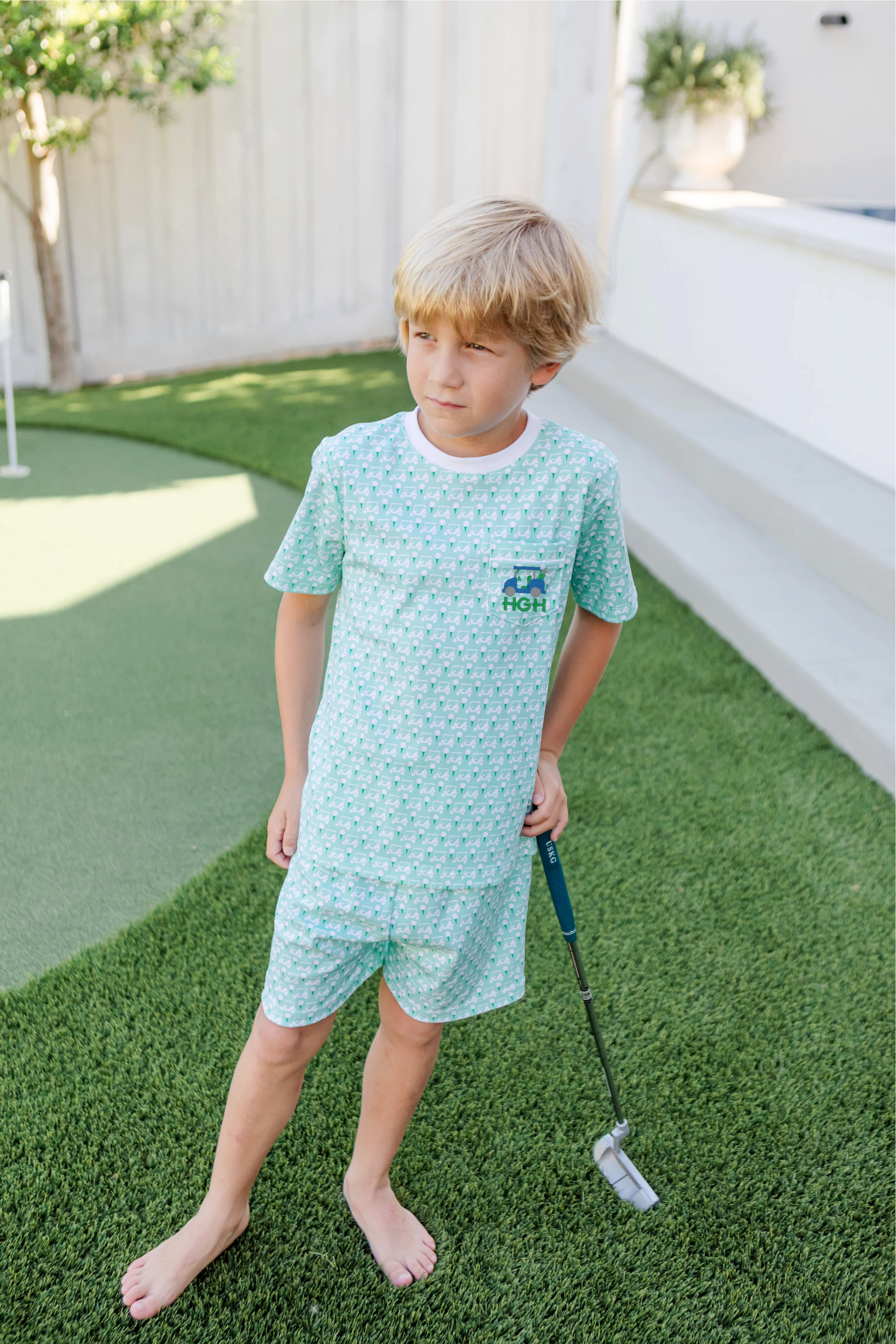 Charles Boys' Short Set Golf Putting Green
