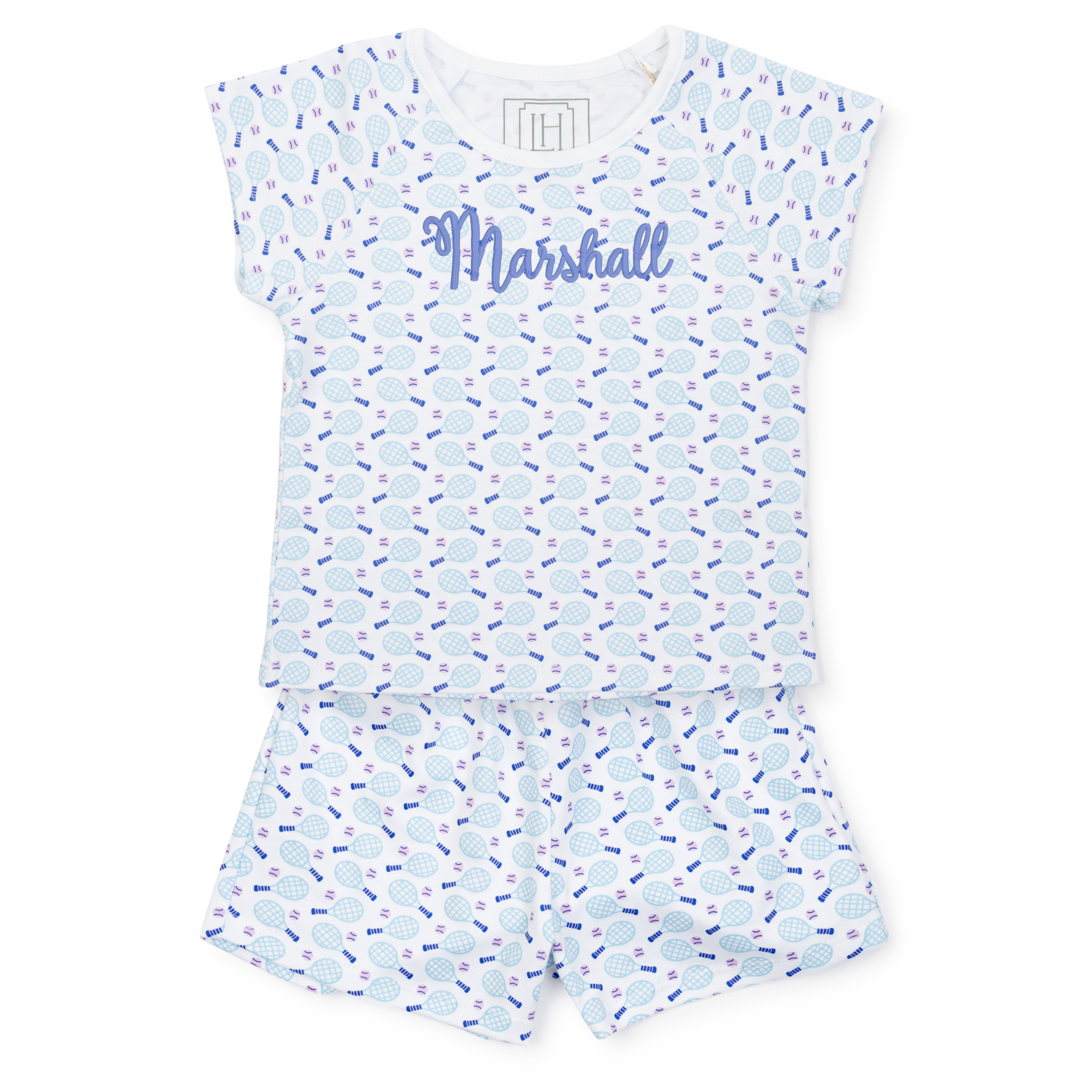 Emery Girls' Short Set Tennis Match Pink