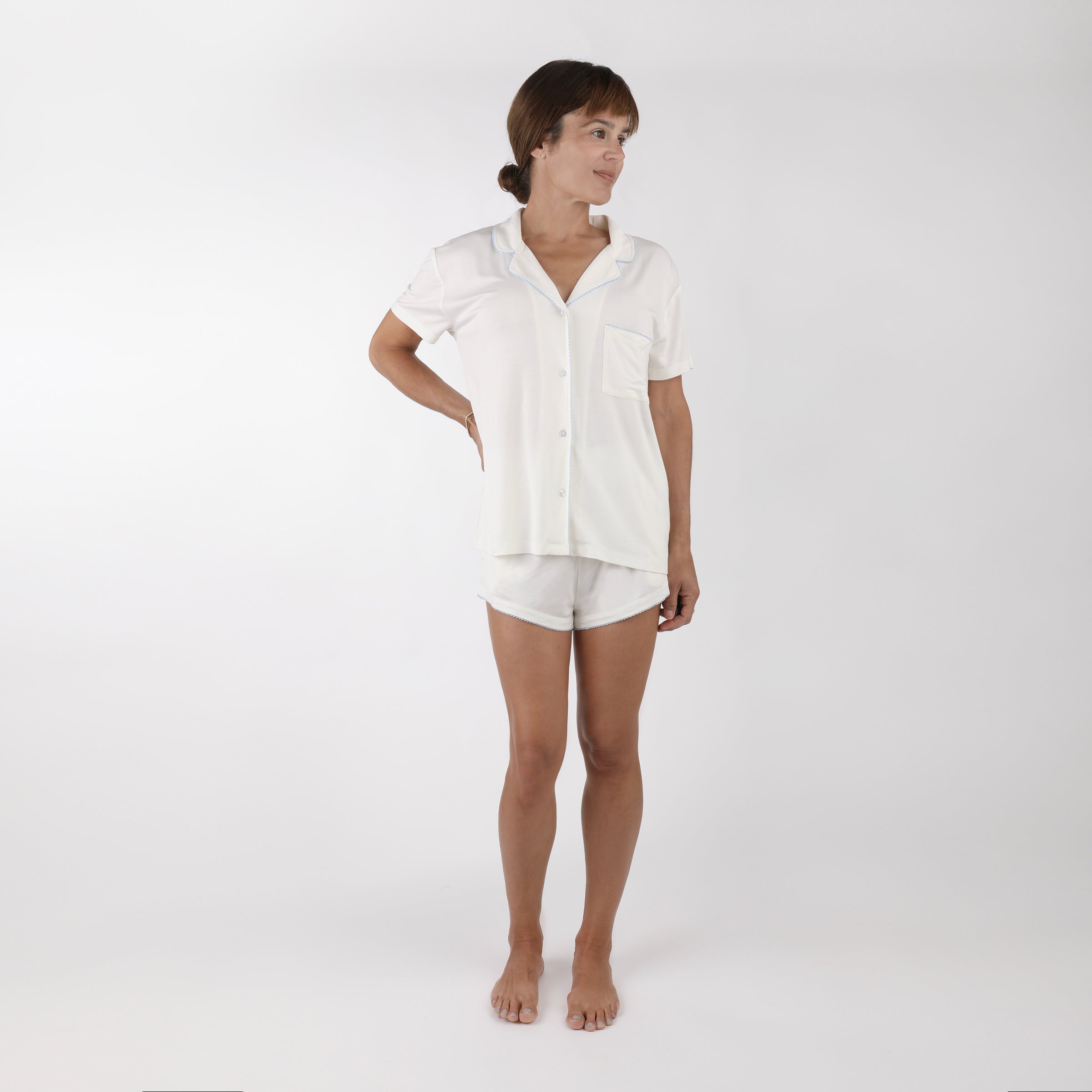NORA MODAL KNIT SHORT PAJAMAS
