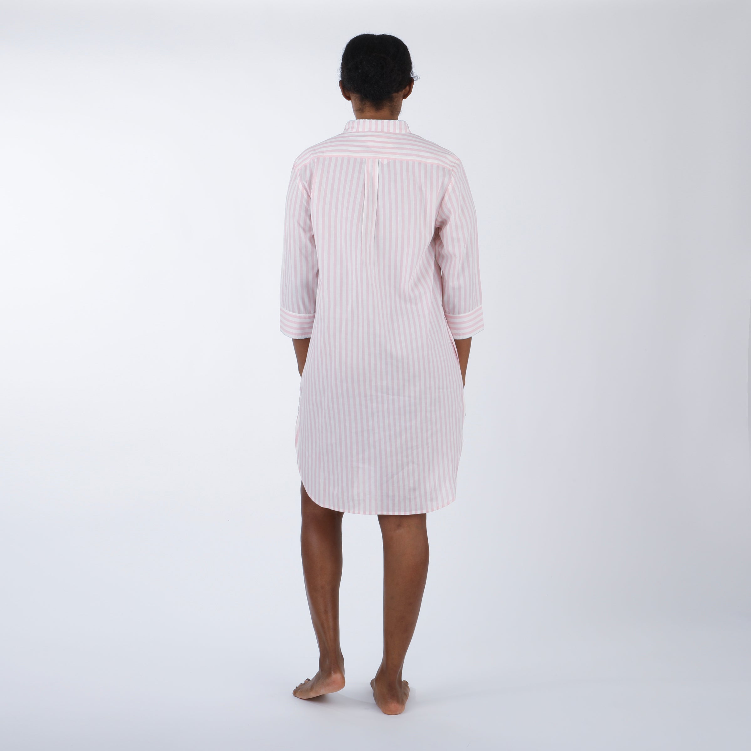 CLASSIC COTTON STRIPED NIGHTSHIRT