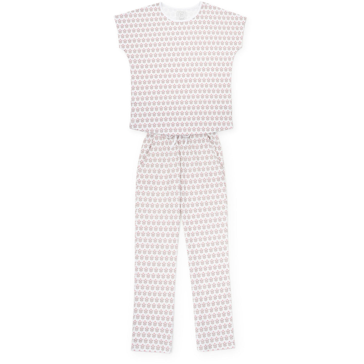 Marcia Women's Pima Cotton Pajama Pant Set Berkshire Batik Floral
