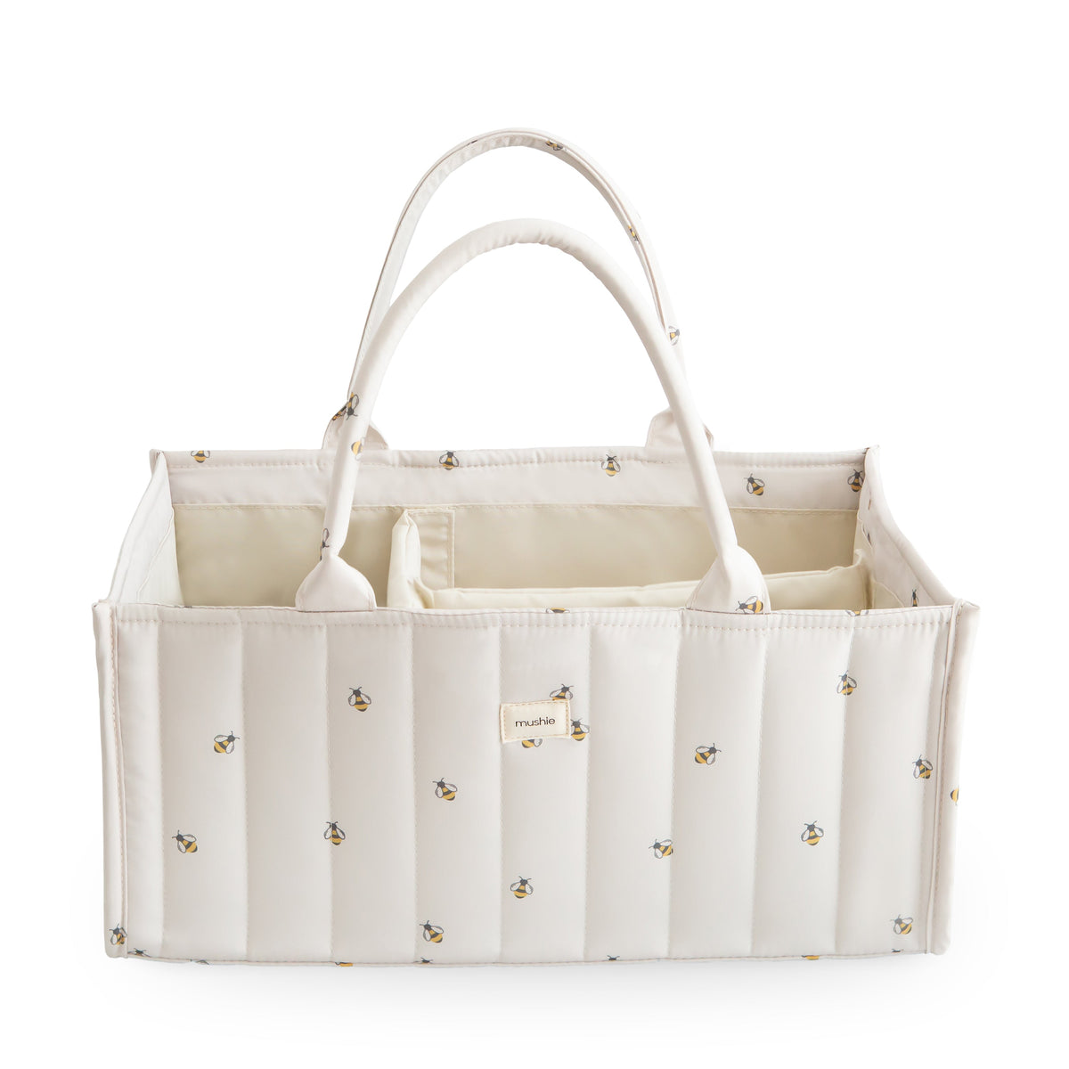Mushie Diaper Caddy in many different prints - Little Birdies Gift Boutique
