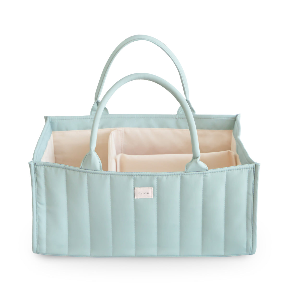 Mushie Diaper Caddy in many different prints - Little Birdies Gift Boutique