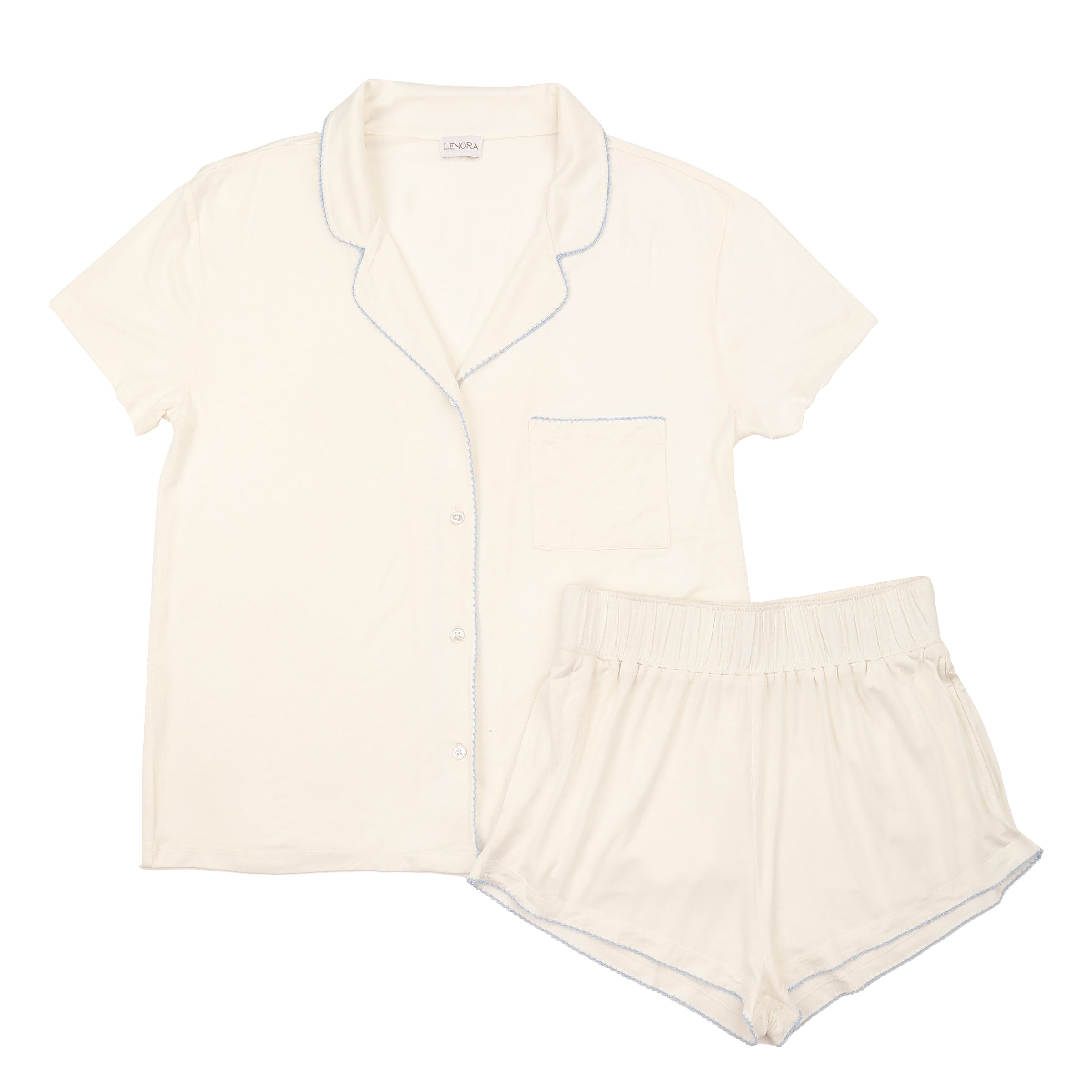 NORA MODAL KNIT SHORT PAJAMAS