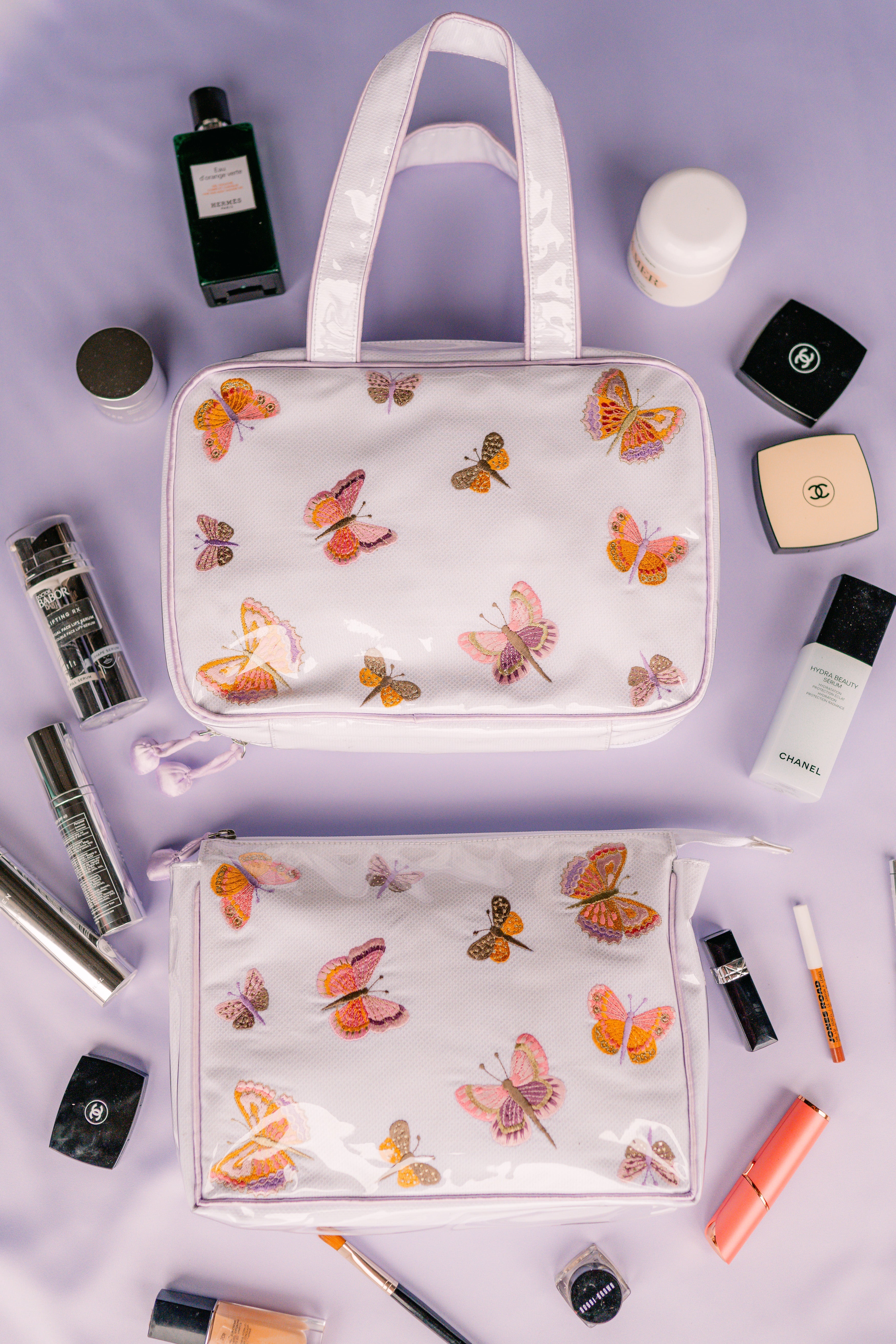 BUTTERFLY LARGE MAKEUP BAG