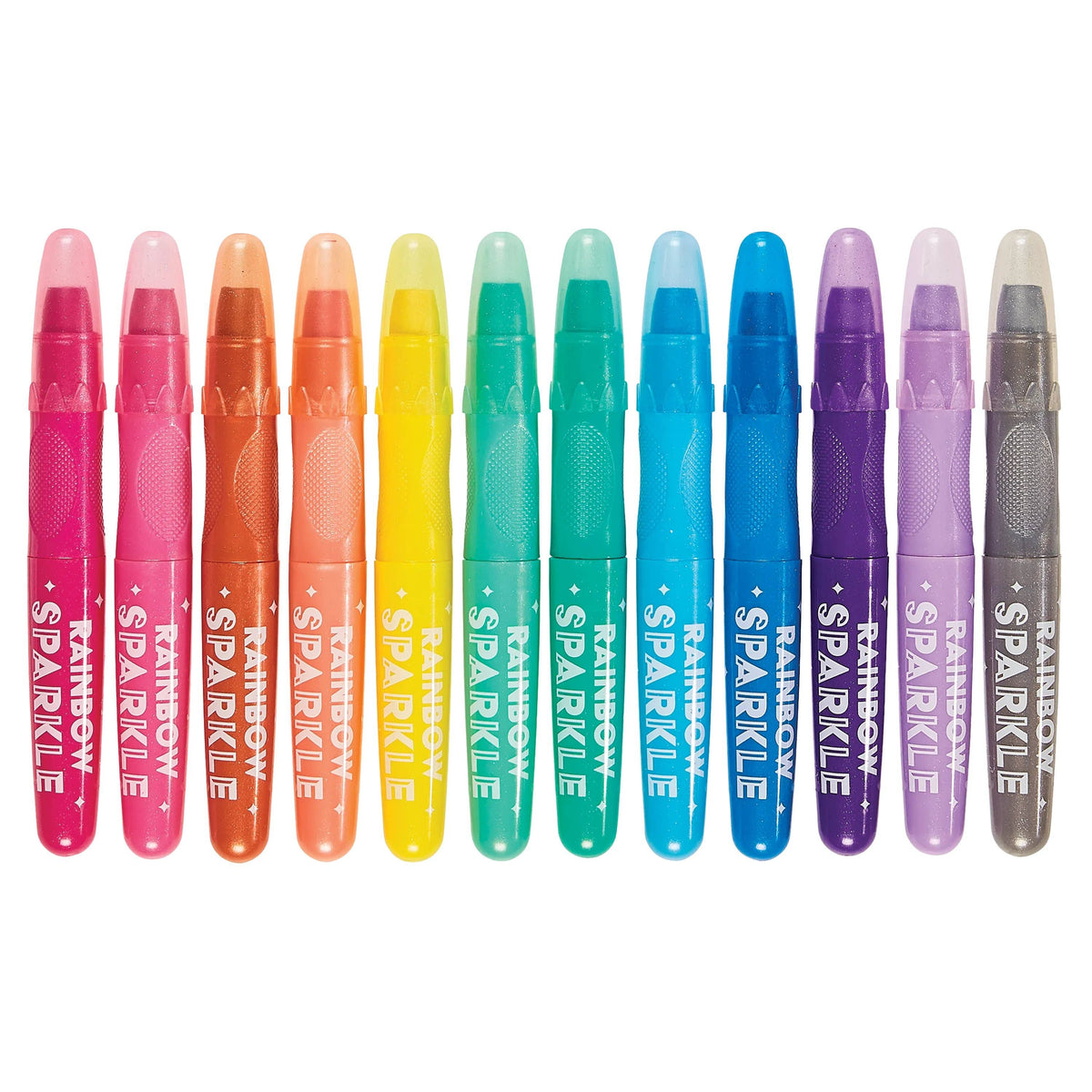 Ooly Rainbow Sparkle Metallic Watercolor Gel Crayons - Set of 12 - Little Birdies