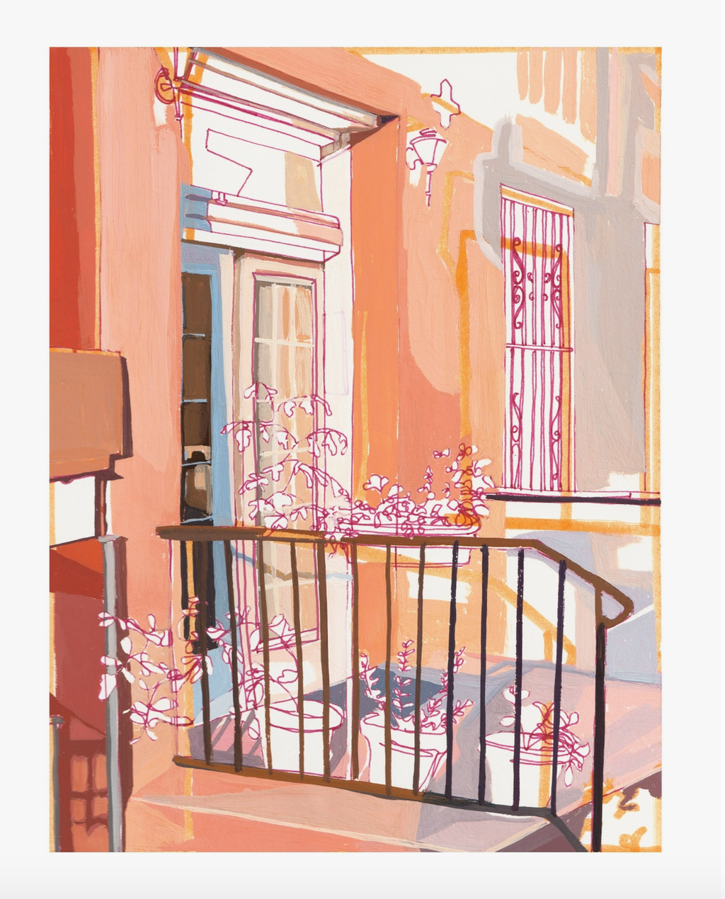 "Golden Hour in Brooklyn" New York City Signed Giclee Print by Anissa Riviere - Little Birdies Boutique