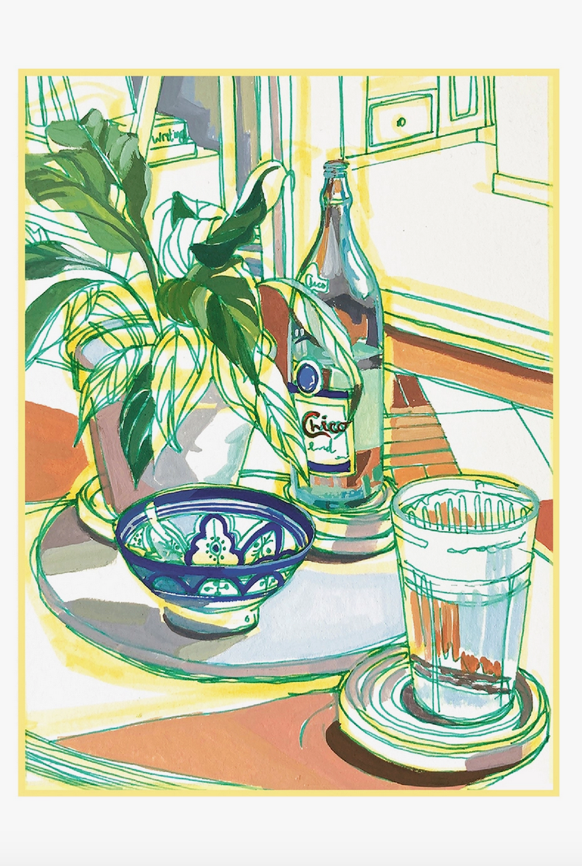 "Topo Chico" Signed Archival Giclee Print by Anissa Riviere - Little Birdies