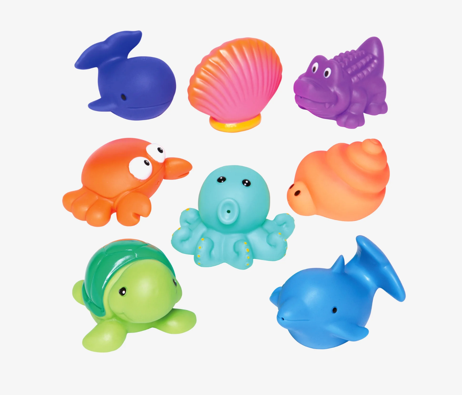 Elegant Baby Sea Party Squirtie Baby Bath Toys - Little Birdies