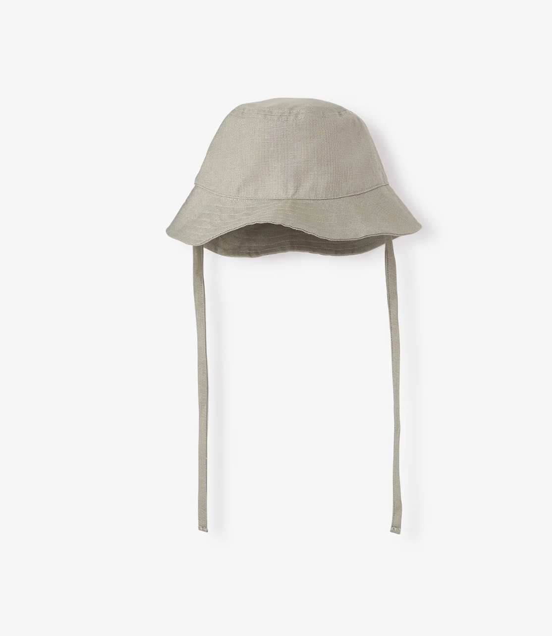 Logo linen bucket hat