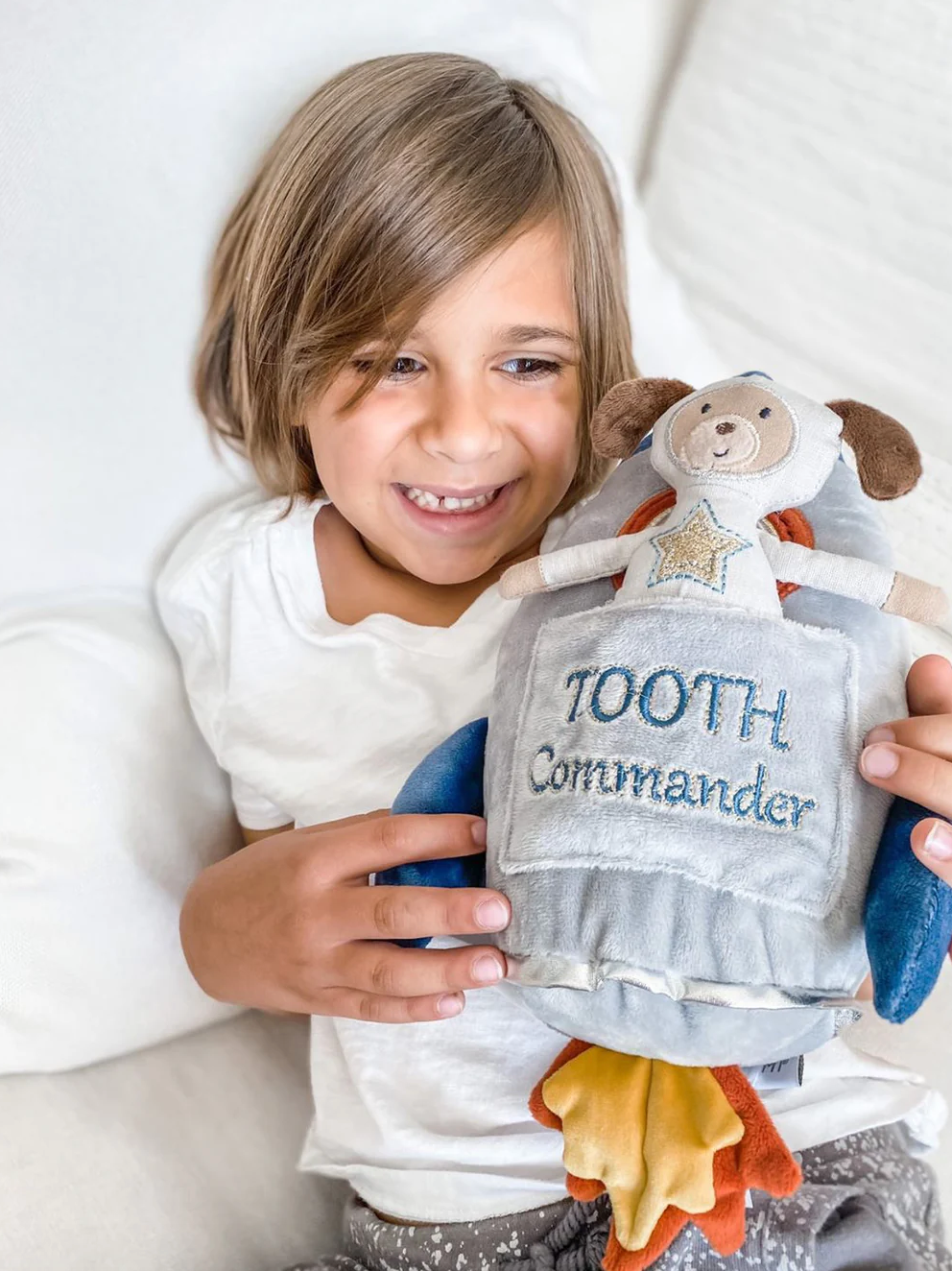 Mon Ami Tooth Commander Spaceship Pillow and Doll Set Tooth Fairy Doll - Little Birdies