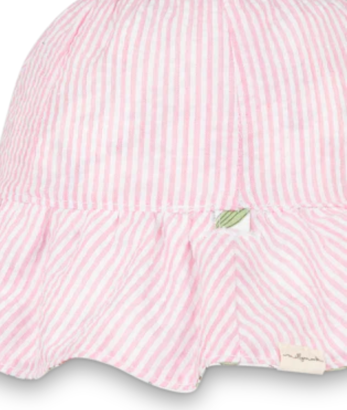 Baby Girl Reversible Floppy Hat- Rosemary