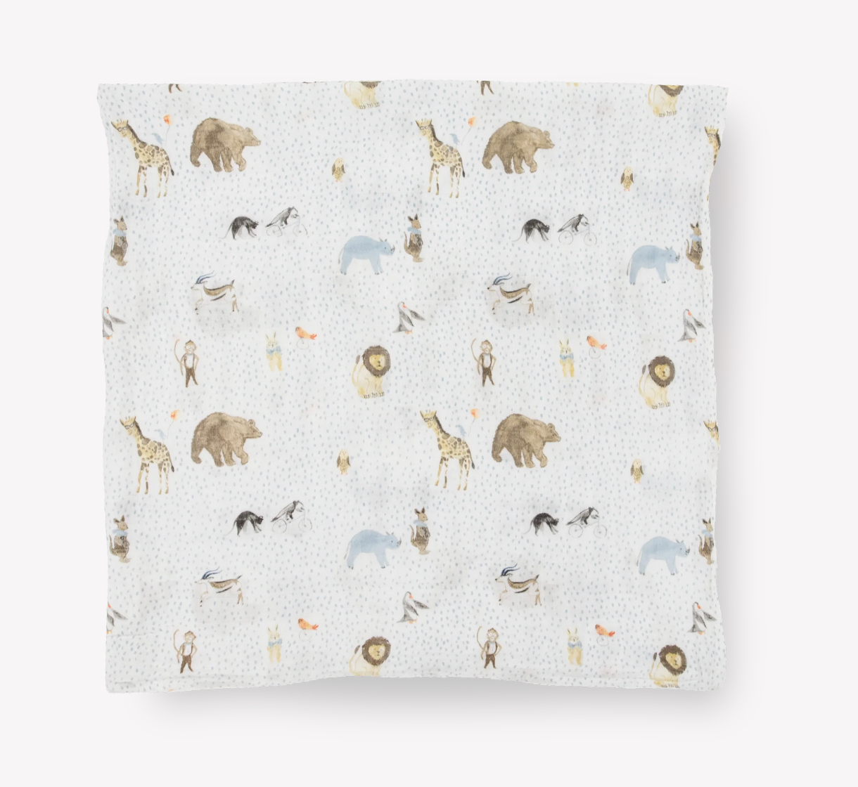 Little Unicorn official Cotton Muslin Swaddle Blanket - Party Animals - Little Birdies boutique