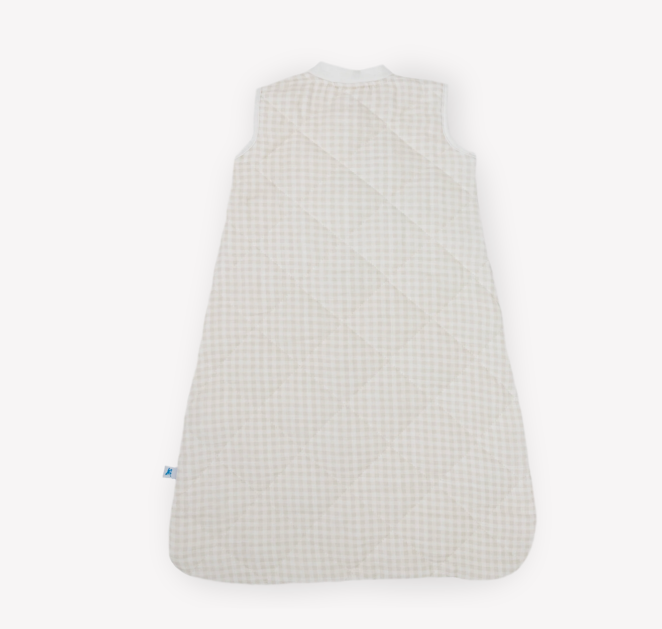 Little Unicorn official Cotton Muslin Quilted Sleep Bag - Tan Gingham - Little Birdies