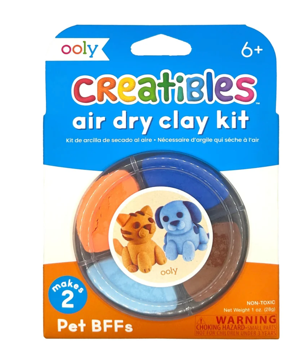 Ooly Creatibles Mini Air Dry Clay Kit - Pet BFFs - Little Birdies