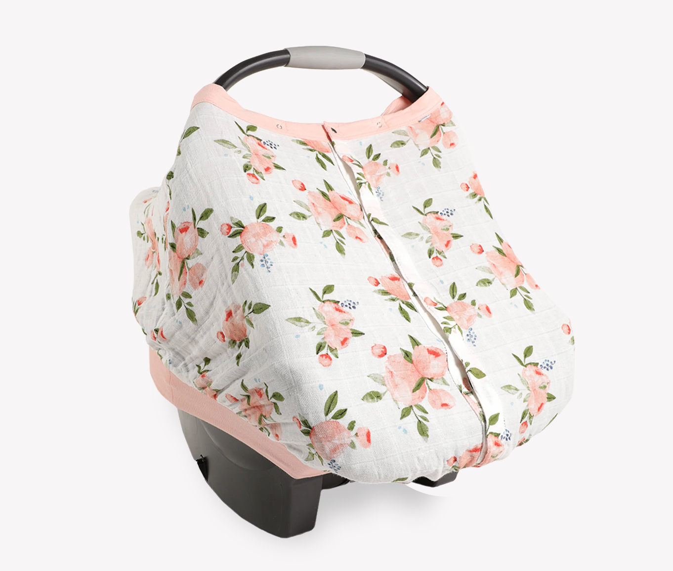 Little Unicorn official Car Seat Canopy-Watercolor Roses - Little Birdies