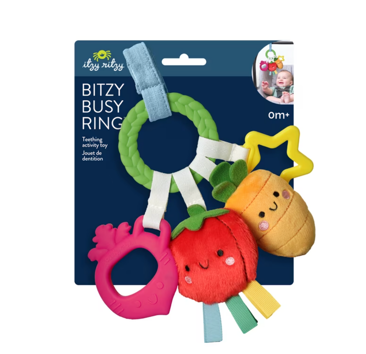 Bitzy Busy Ring™ Teething Activity Toy