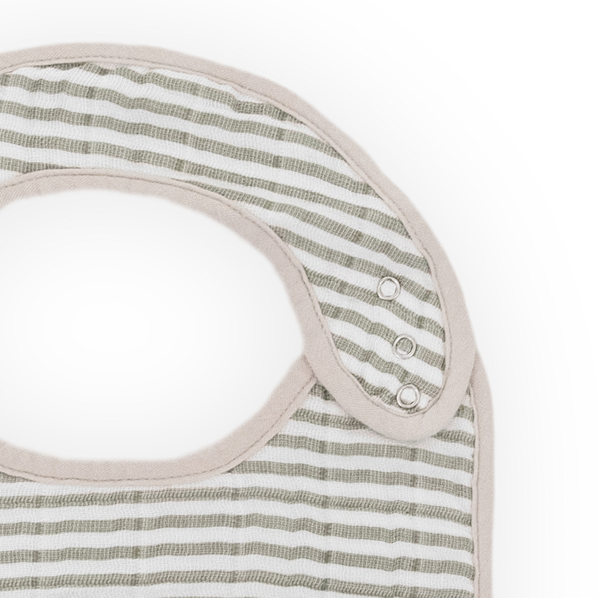 Cotton Muslin Classic Bib 3 Pack - Watercolor Roses 2