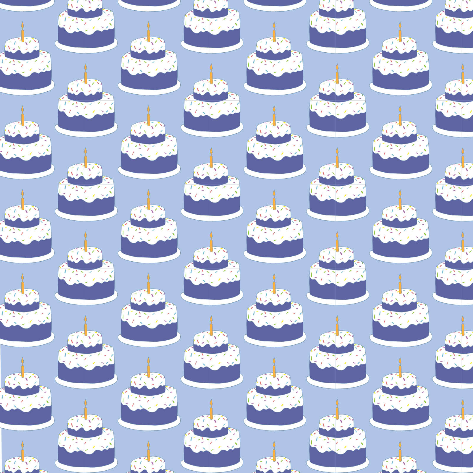 Grayson Boys' Pajama Pant Set Birthday Cake Blue