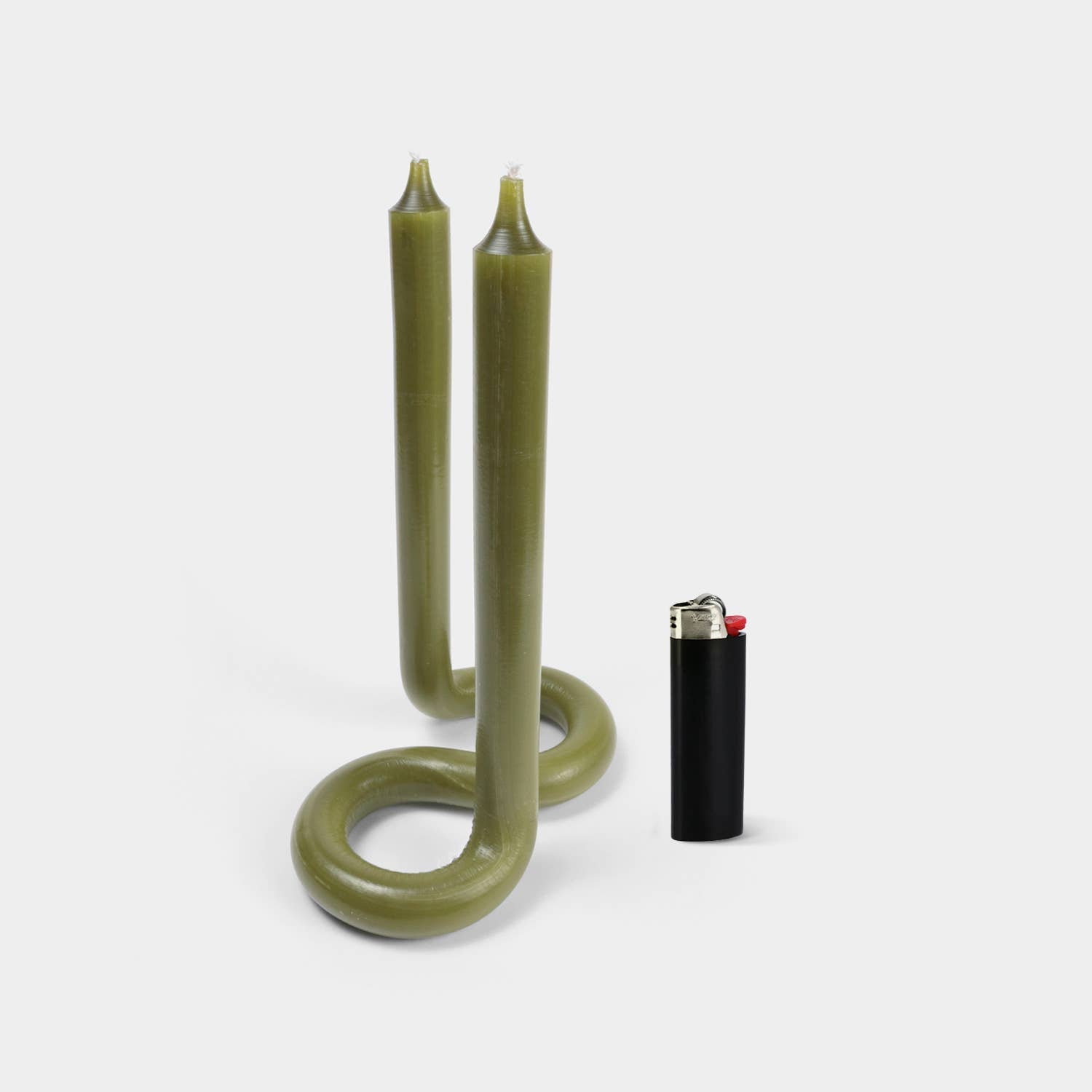 54 Celsius Twist Candle Sticks by Lex Pott - Olive - Little Birdies
