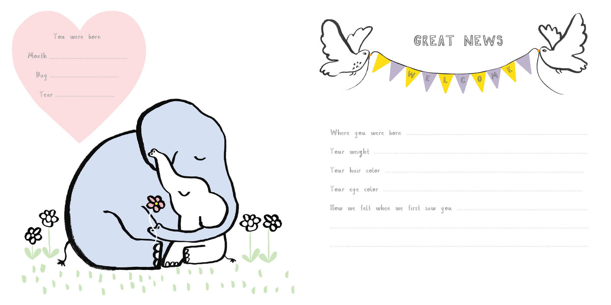 Welcome to the World by Karin Åkesson baby book - Little Birdies Boutique