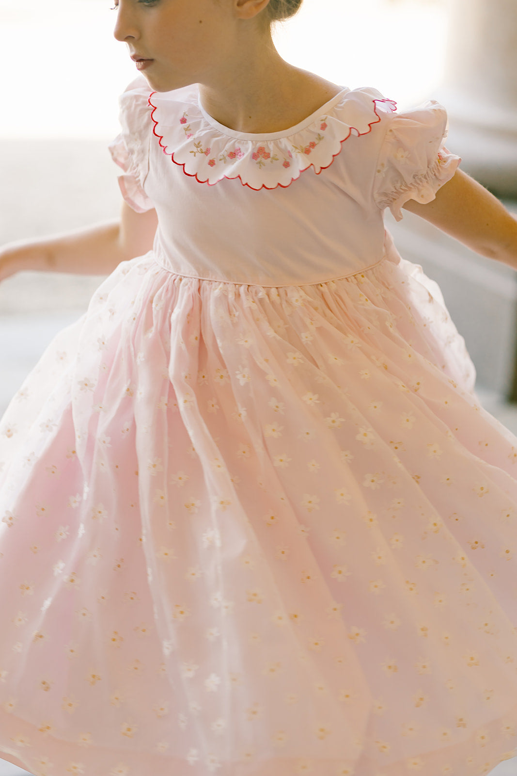 Cordelia Pink Dress with Tulle