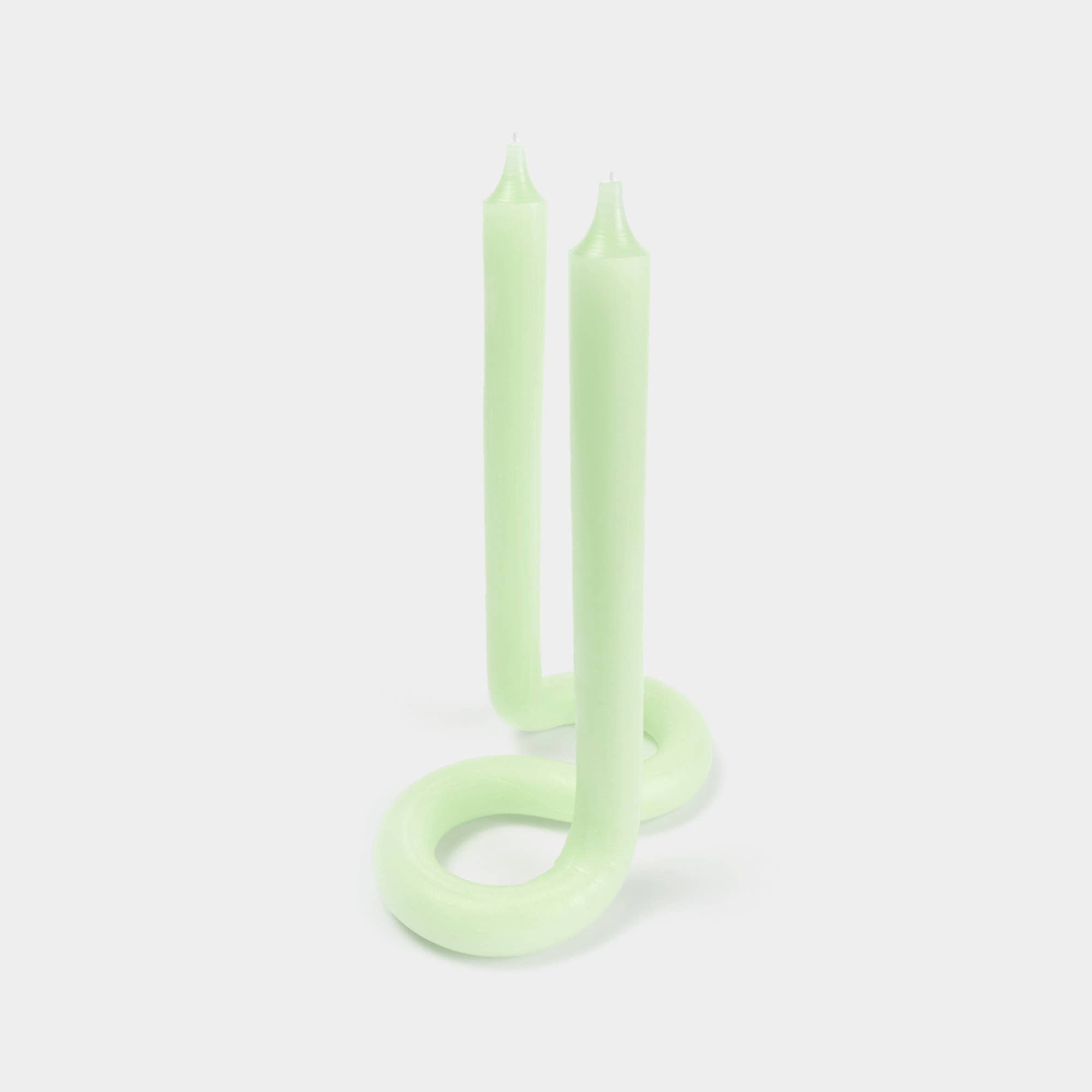 54 Celsius Twist Candle Sticks by Lex Pott - Green - Little Birdies