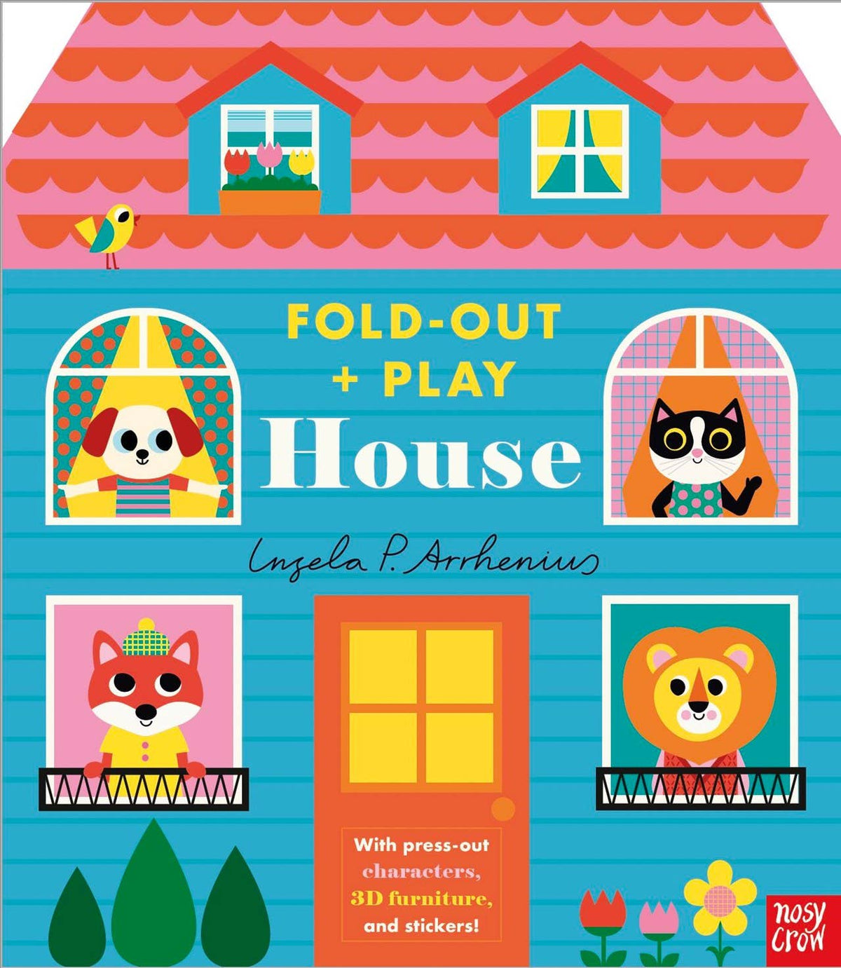 Fold-Out + Play: House baby book - Little Birdies Boutique