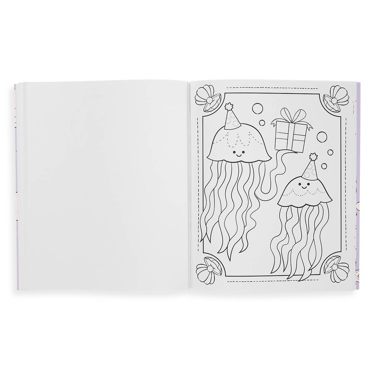 Ooly Art supplies Color-in' Book: Outrageous Ocean - Little Birdies