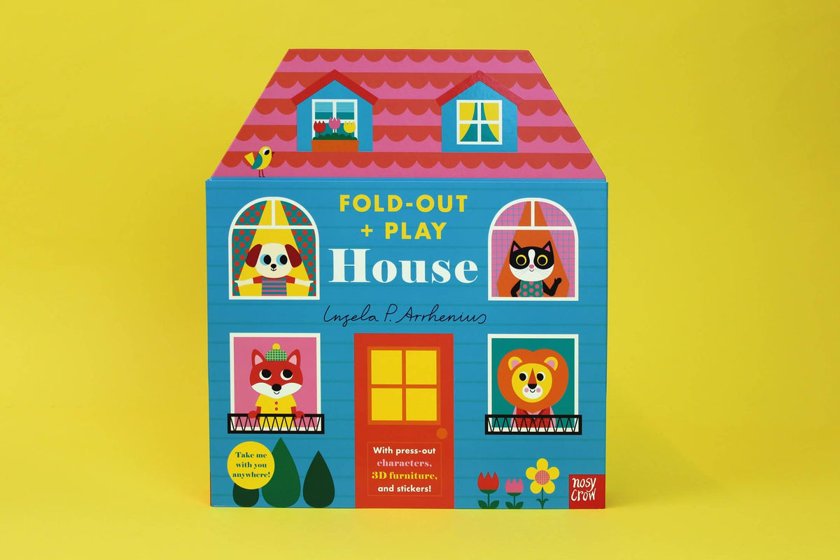 Fold-Out + Play: House baby book - Little Birdies Boutique