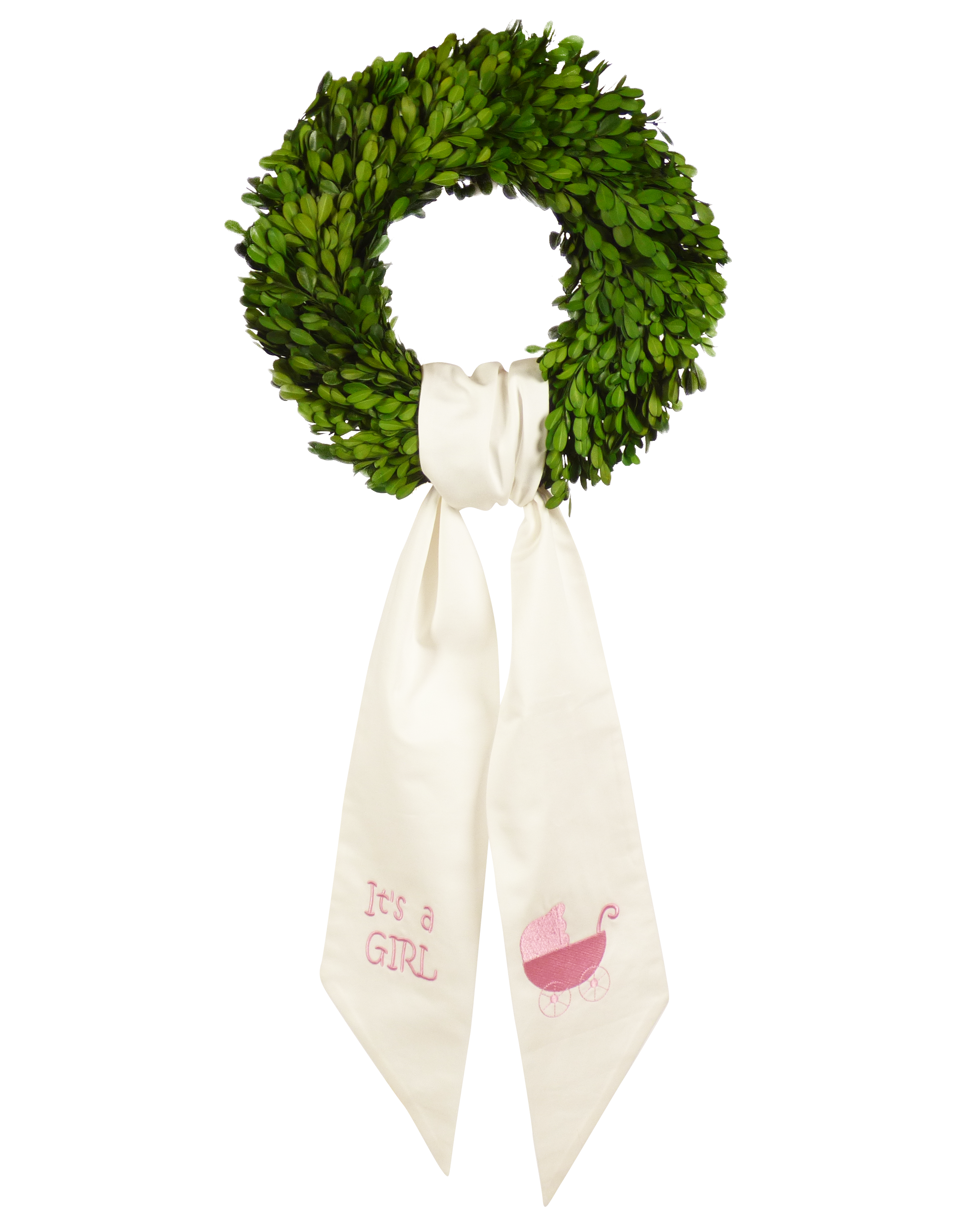 Wreath Sash: It's A Girl
