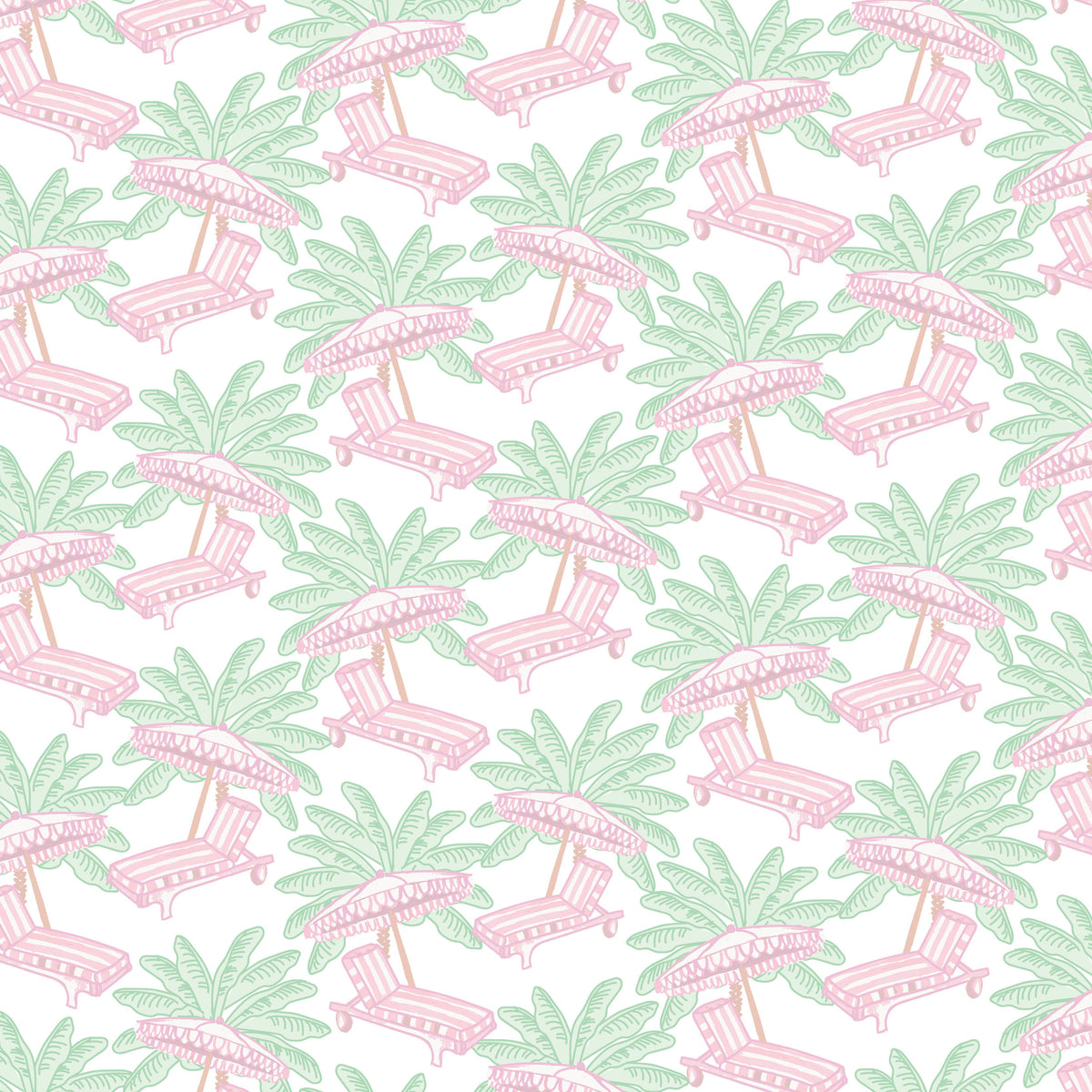 Rorie Girls' Short Set - Poolside Palms