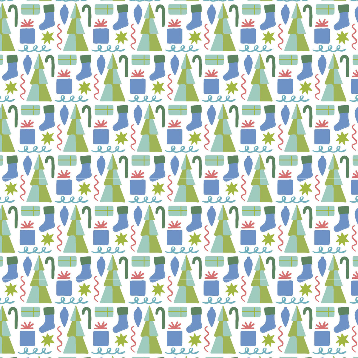 Jack Boys' Pajama Pant Set Mod Holiday Blue