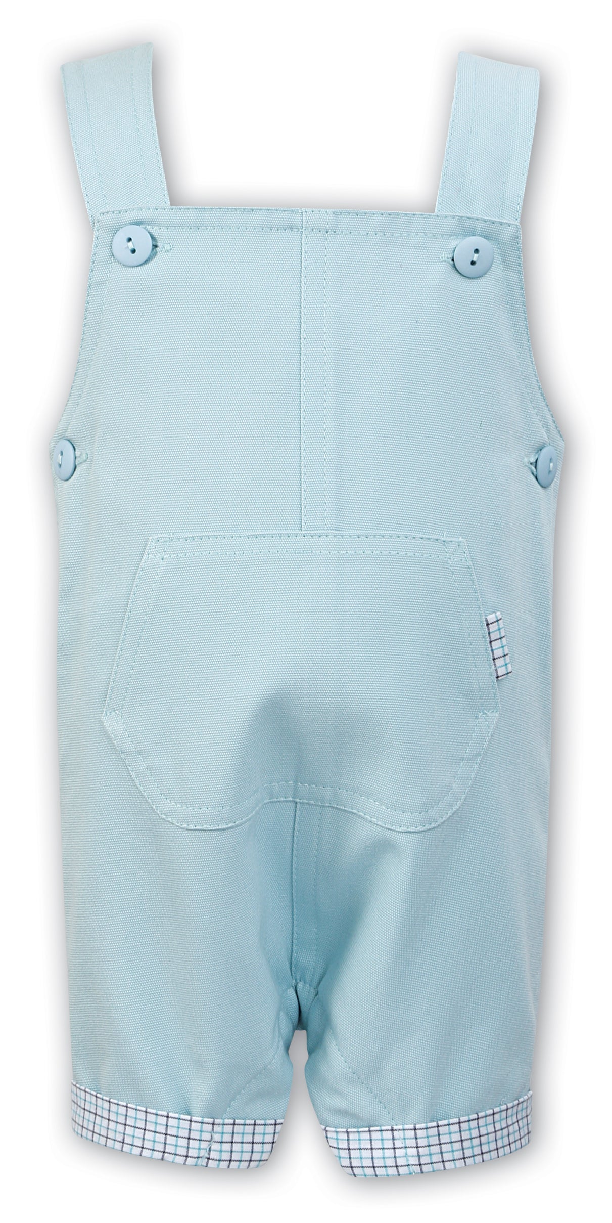 sarah louise boys overall with contrast lining