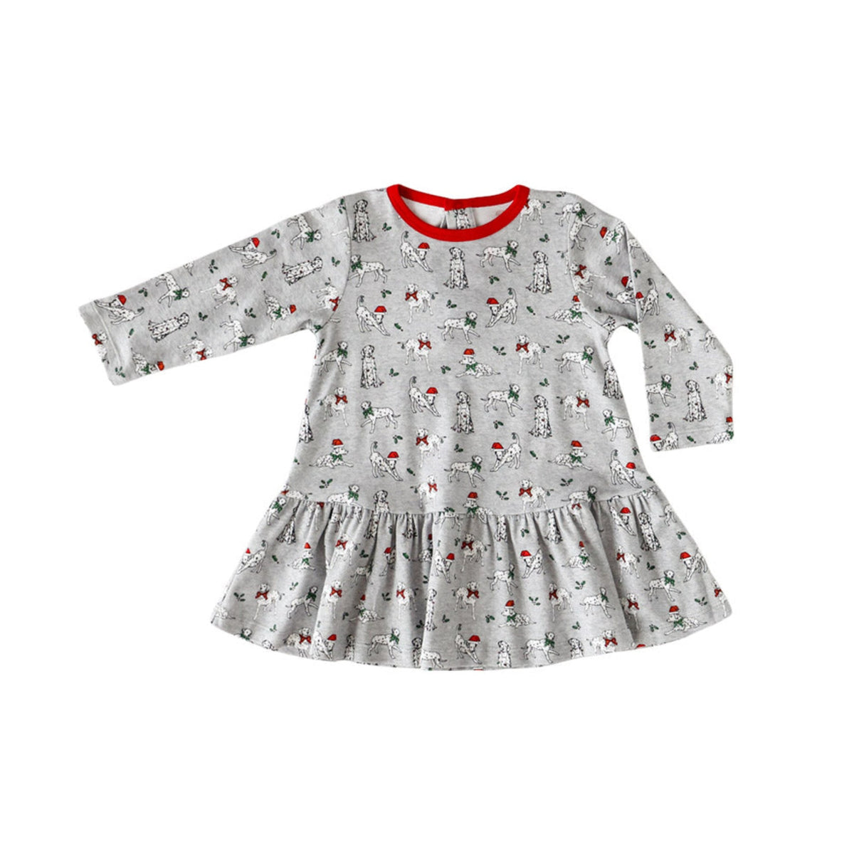 Pineapple Sunshine Holiday Dalmatian Swing Dress