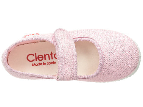 Pink Sparkle Mary Janes