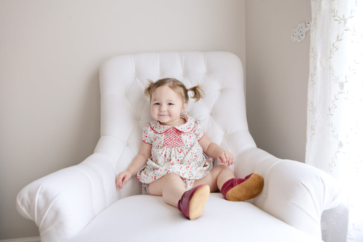 Madison Poppy Floral Dress | Little Birdies