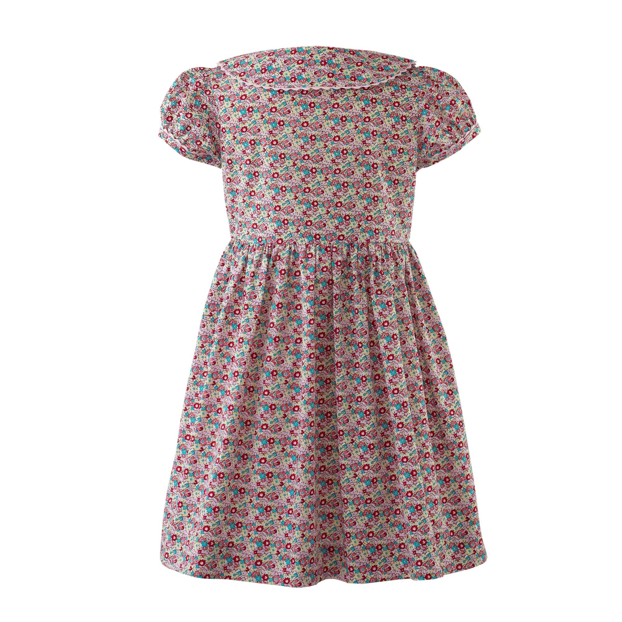 Ditsy Floral Button Front Dress