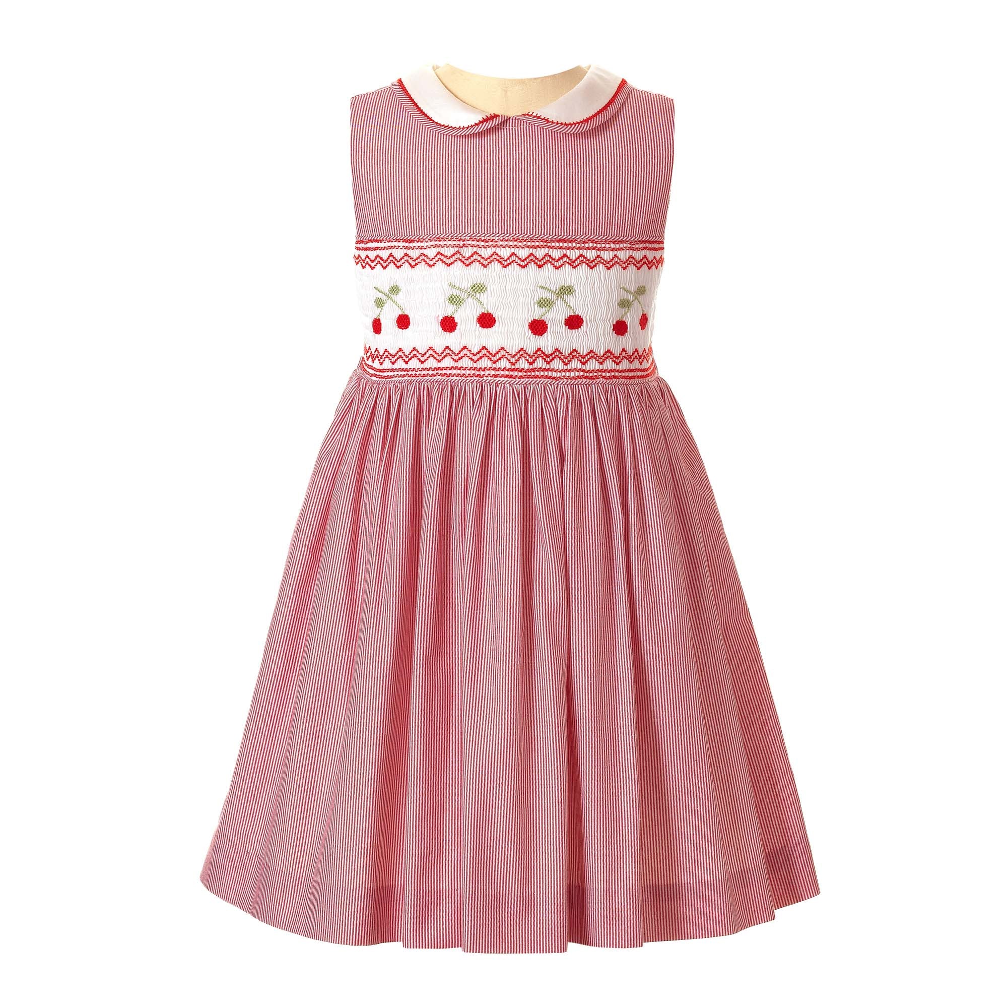Cherry Smocked Dress with Bloomers