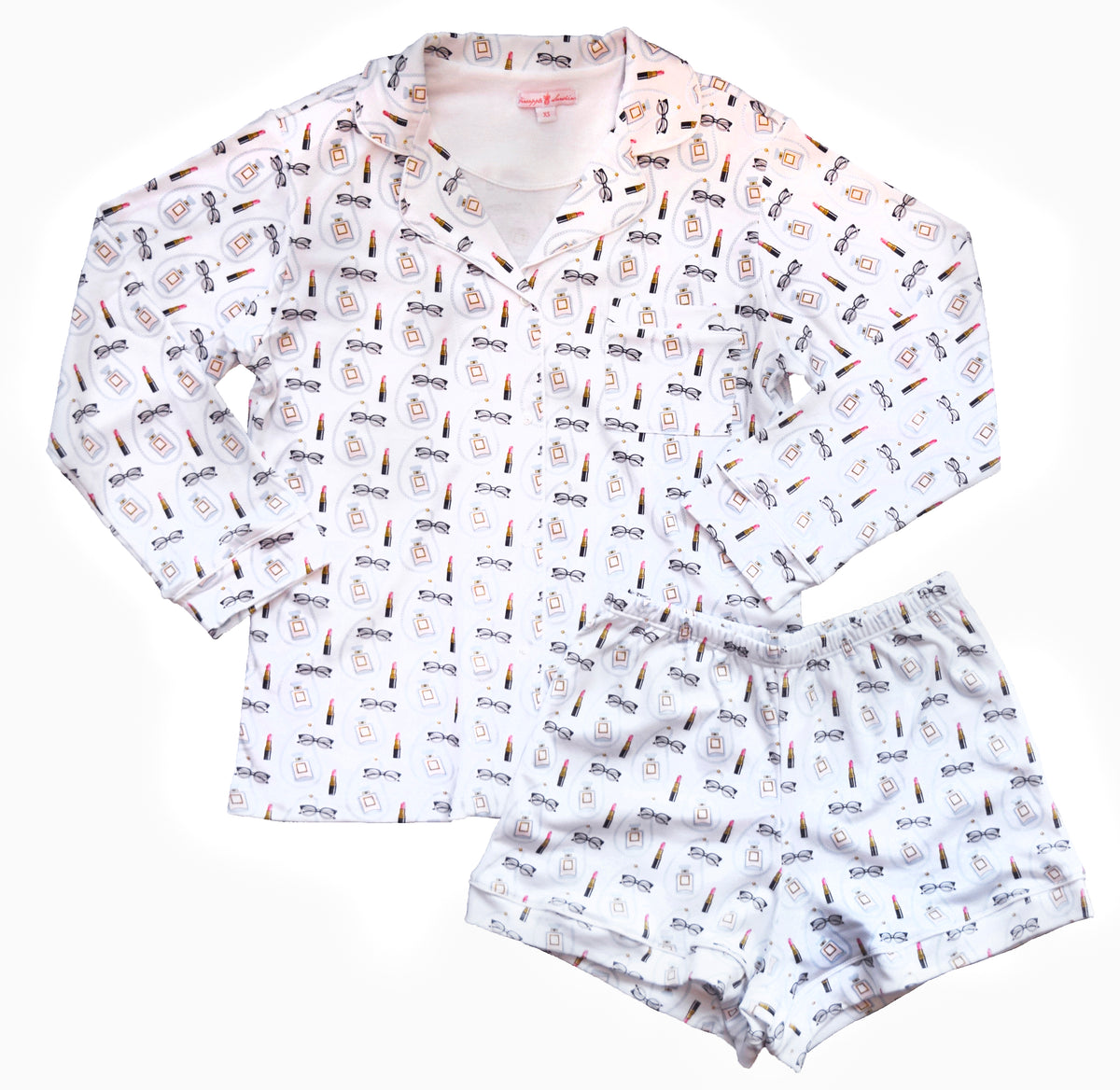 pineapple sunshine coco print mom pajamas