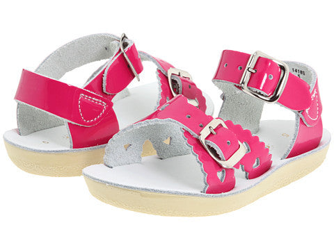 hoy shoes salt water sandal sweetheart surfer fuschia sun san