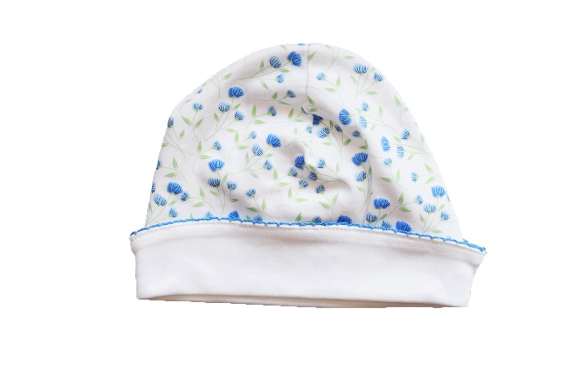 Pineapple sunshine arabella blue floral hat