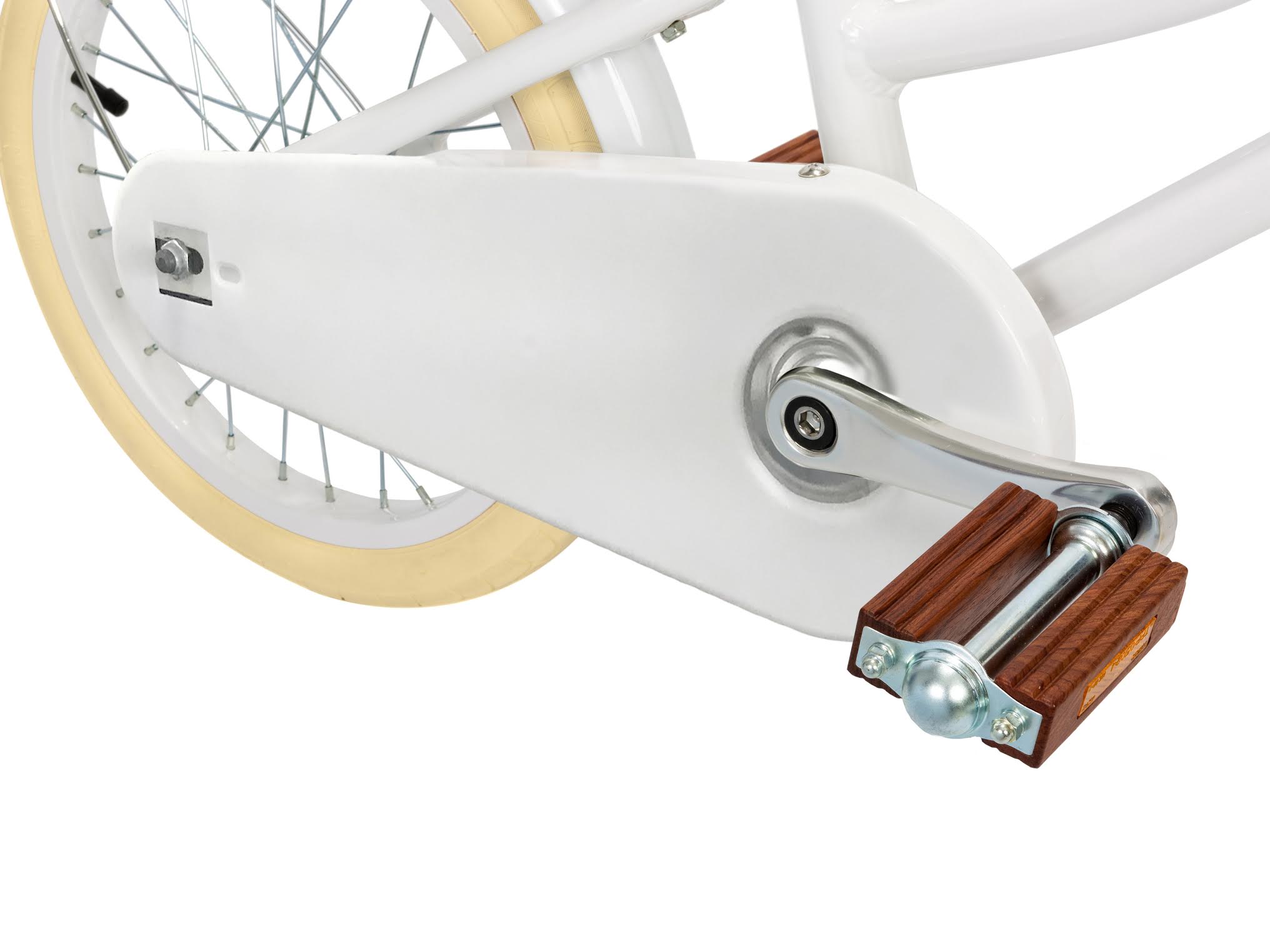 The Classic Pedal Bike White Little Birdies