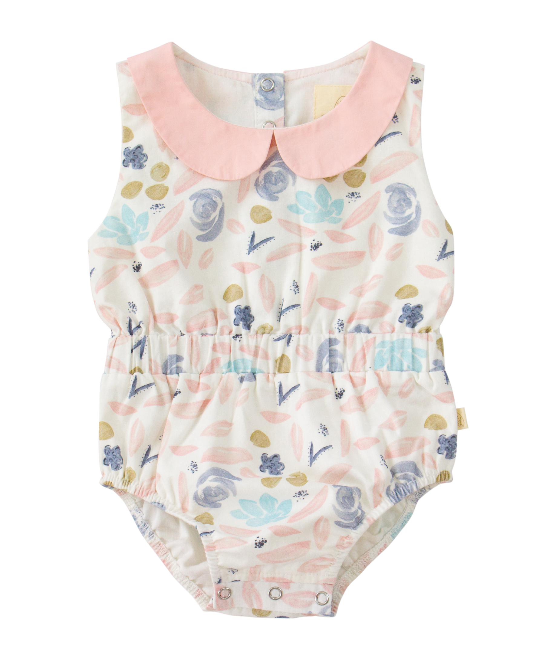 charming mary teggy bubble in pink blue aqua painted floral