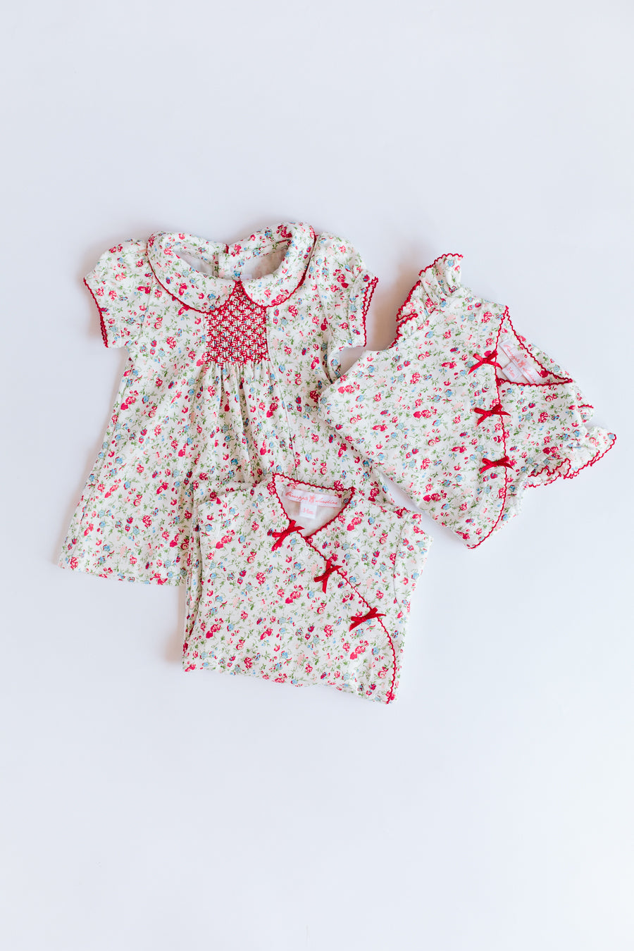Madison Poppy Floral Footie