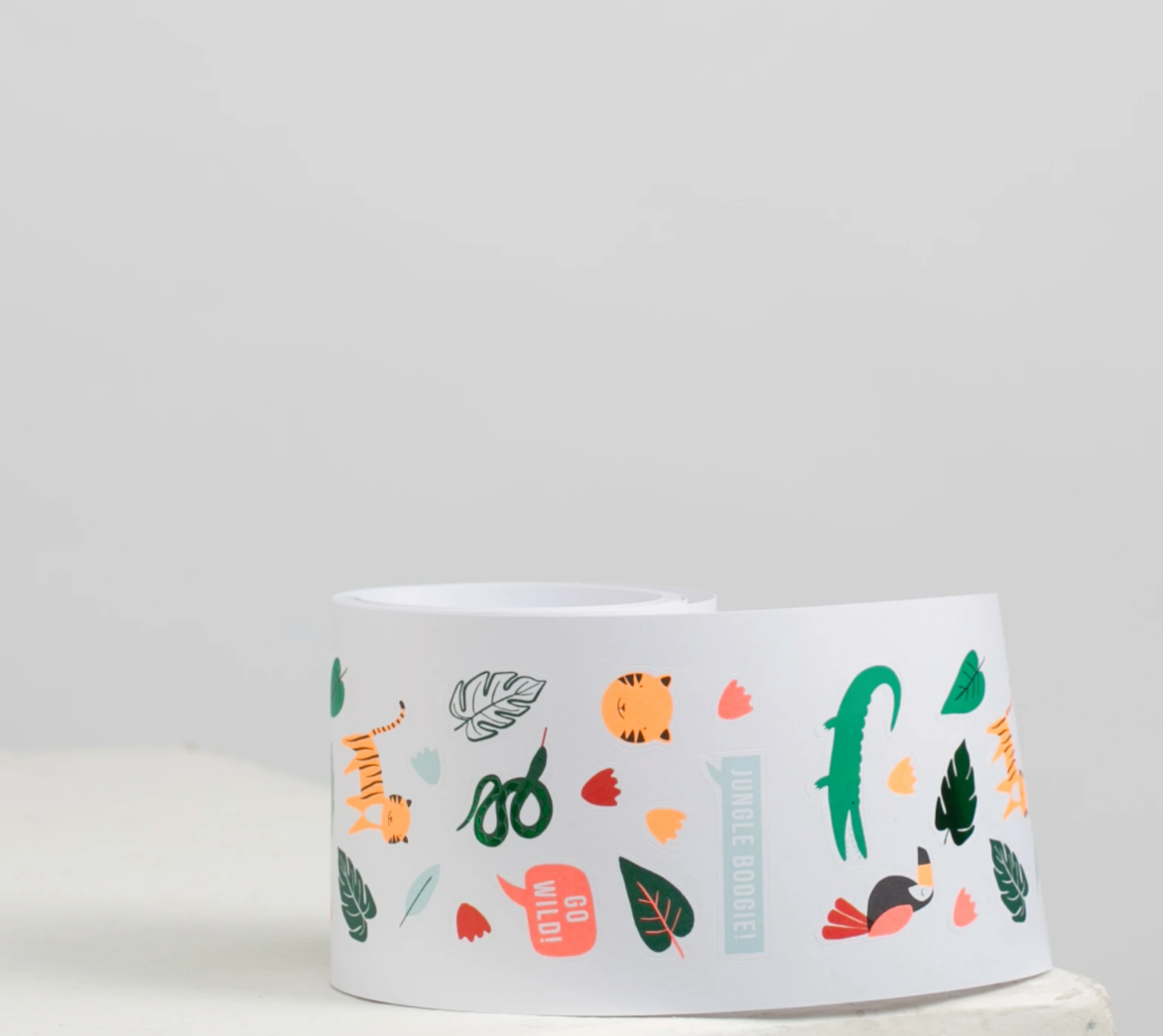 Mini Jungle Sticker Roll
